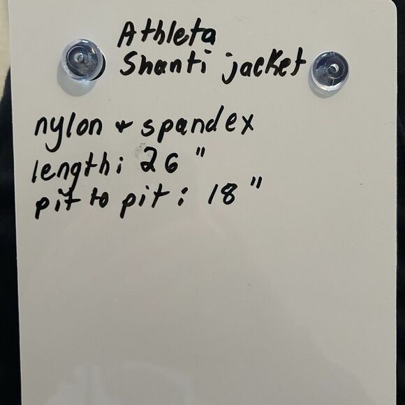 Athleta Shanti Jacket Powervita Coral Petal Size Large - Picture 12 of 13